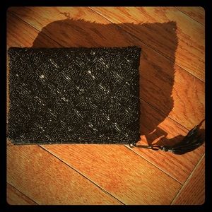 Black Beaded evening bag